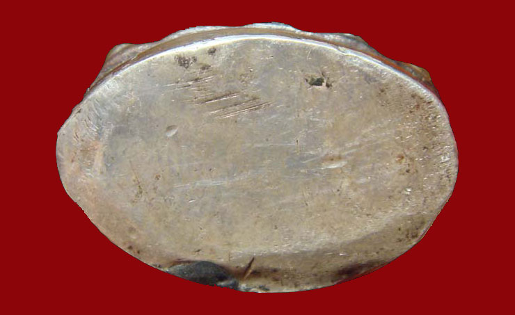 พระกริ่ง 7 รอบ ( รุ่น๘๔ปี ) หลวงพ่อแช่ม วัดดอนยายหอม เนื้อนวโลหะฝาครอบเงิน