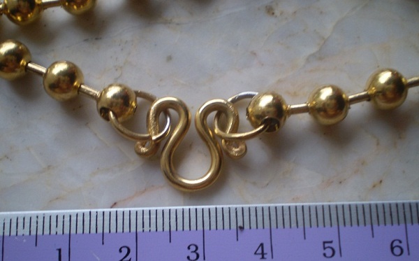 สร้อยสแตนเลนไมครอน  3 ห่วง   เคาะเดียว 