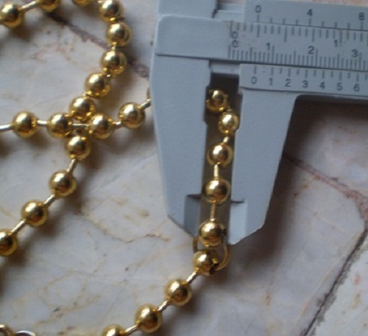 สร้อยสแตนเลนไมครอน  3 ห่วง   เคาะเดียว 