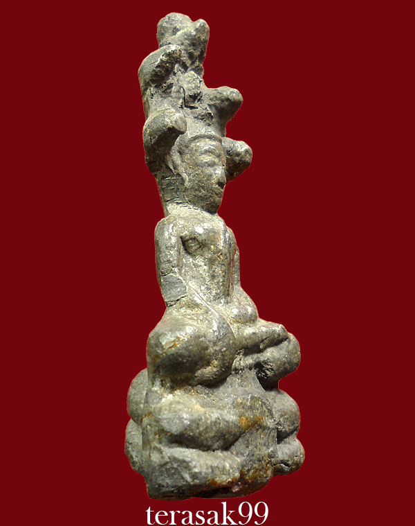 พระกรุวัดเลียบ พิมพ์นาคปรก เนื้อชินเงิน กรุงเทพฯ ราคาเบาๆ