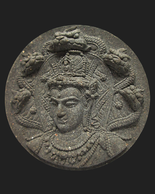 พระเทวราชโพธิสัตว์จตุคามรามเทพ รุ่น ราชันดำ เนื้อดินกากยายักษ์ (กรรมการ) มี 2 โค๊ต พระสวยครับ
