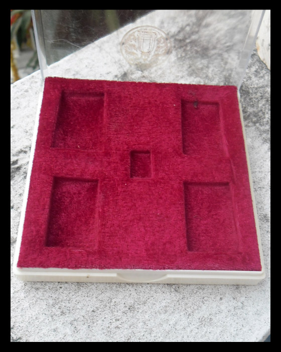 >> เคาะเดียว << กล่องพระชุด 5 องค์ สมเด็จวัดระฆัง 118 ปี>>ปิดลงกรุ<<