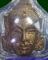 หลวงปู่กาหลงเขี้ยวแก้ว วัดเขาแหลม จ.สระแก้ว เศียรพระลักษณ์หน้าทองเนื้อสัมฤทธิ์ขอมโบราณแก่ทองคำรุ่นแร
