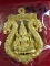 เสมาฉลุลายมังกร พระพุทธชินราช หลวงปู่แขก รุ่นมงคลชีวิต เนื้อทองระฆังตะกรุดเงิน เบอร์..1272