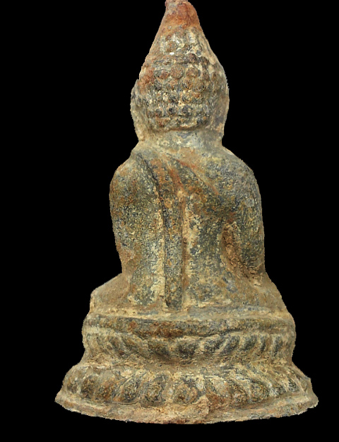 พระกรุเนื้อชินตะกั่วสนิมแดง ยุครัตนโกสินทร์ พิมพ์มารวิชัย