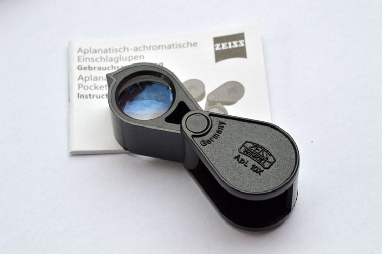 กล้อง Zeiss D80 เลนส์แก้วใส 3ชั้นเคลือบโค๊ดตัดแสง Achromatic Triplet Loupe ++ AAA++ซองหนัง ++