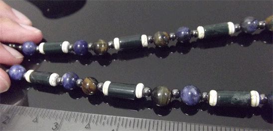 ลาพิช +หยกแท่ง โบราณคลาสสิค ยาว 11" HANDMADE ดีไซน์เอกลักษณ์