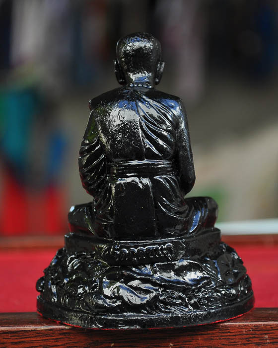 รูปเหมือนฐานอุปคุตหลวงปู่คำบุ วัดกุดชมภู ขนาด3นิ้ว