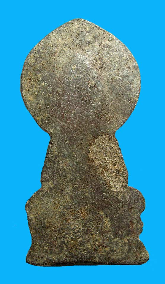 พระเชียงแสน ปรกโพธิ์ เนื้อตะกั่วสนิมแดง พิมพ์พิเศษ