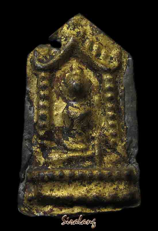 ชินลงรักปิดทอง ตลาดพลู พิมพ์ซุ้มประตูฐานบัวเม็ด 