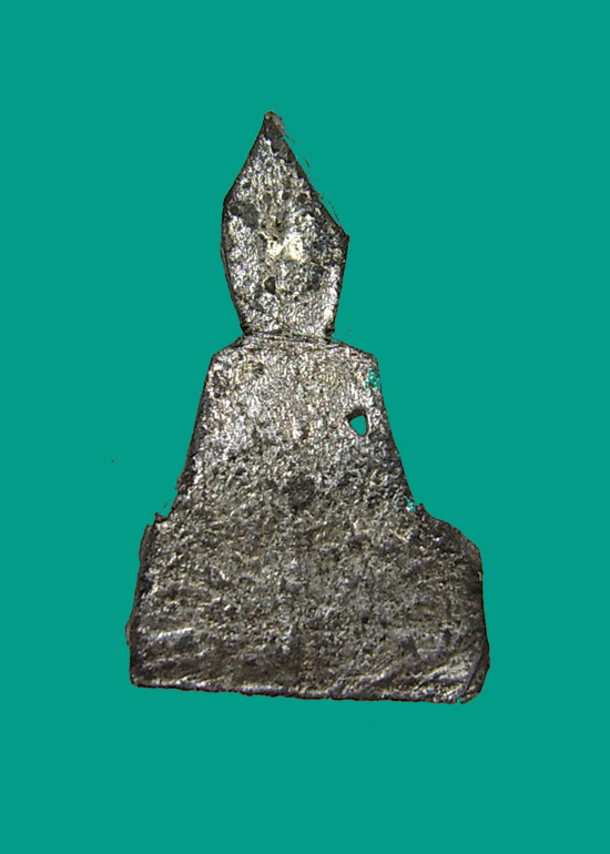 พระกรุวัดเกาะ  เนื้อชินเงิน  สวยๆ  ปรอทขาวๆๆ   ประกวดได้ครับ