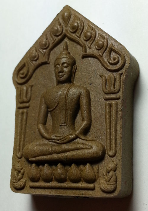 วัดใจ พระขุนแผนเทพนิมิต เนื้อว่าน 108 ผงพรายกุมาร พิมพ์ใหญ่ หมายเลข 1746