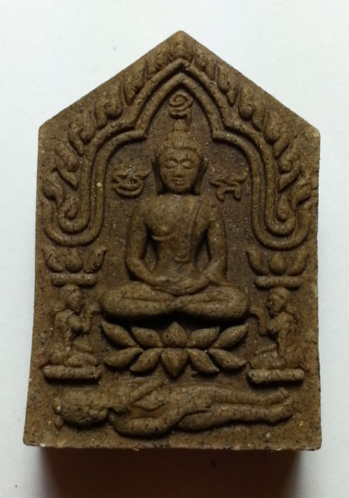 วัดใจ พระขุนแผนเทพนิมิต เนื้อว่าน 108 ผงพรายกุมาร พิมพ์เล็ก หมายเลข 1726