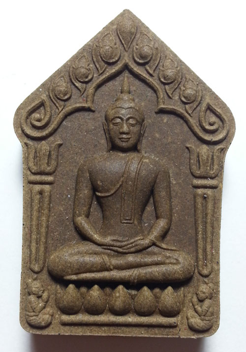 วัดใจ เลข 3 หลัก พระขุนแผนเทพนิมิต เนื้อว่าน 108 ผงพรายกุมาร พิมพ์ใหญ่ หมายเลข 965