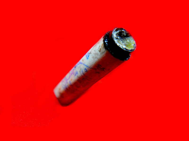 ตะกรุดโภคทรัพย์ หลวงปู่ทิม วัดพระขาว "รุ่นปี2543"..เนื้อเงิน ขนาด 1.5"