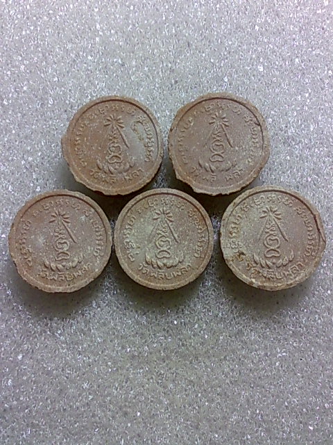 พระเนื้อผง ลป แหวน 5องค์สวยเดิมๆครับ