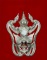 พญาครุฑ รุ่นแรก หลวงปู่เช้า อตตฺจิตโต เนื้อเงิน สร้าง  227 องค์