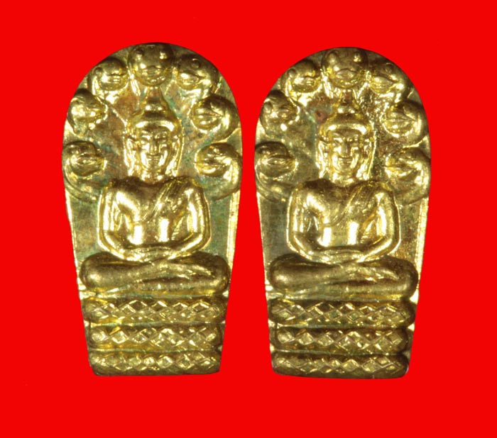 พระนาคปรกใบมะขาม รุ่น ๒ หลวงปู่ทิม วัดพระขาวจ.อยุธยา 2องค์.