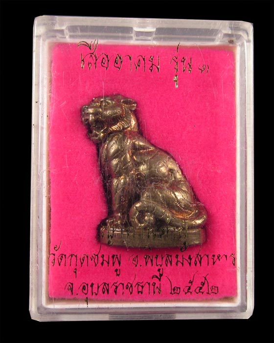 เสืออาคม เนื้อสัมฤทธิ์ รุ่นแรก หลวงปู่คําบุ วัดกุดชมภู จ.อุบลราชธานี # ๒