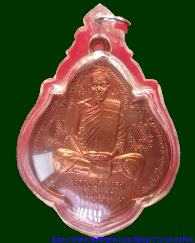 หลวงปู่กาหลง เขี้ยวแก้ว วัดเขาแหลม เหรียญนารายณ์พลิกแผ่นดิน เนื้อทองแดง ตอก2โค๊ด รันno.4989