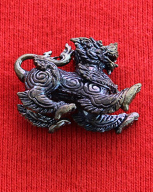 สิงห์เมตตาบารมี เนื้อทองสัมฤทธิ์ หลวงพ่อพูล วัดไผ่ล้อม