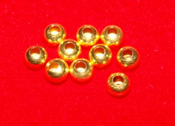 เม็ดทองกลม 90 % ขนาด 4.5 mm จำนวน 10 เม็ด