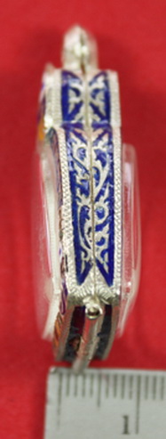 ตลับเงินลงยาลพ.เงินจอบใหญ่ เปิดหลังของใหม่  