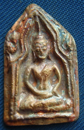 พระขุนแผนบ้านกร่าง รุ่นทรงพล เนื้อโลหะผสม ปี 2542 จ.สุพรรณบุ รีพร้อมกล่องเดิม