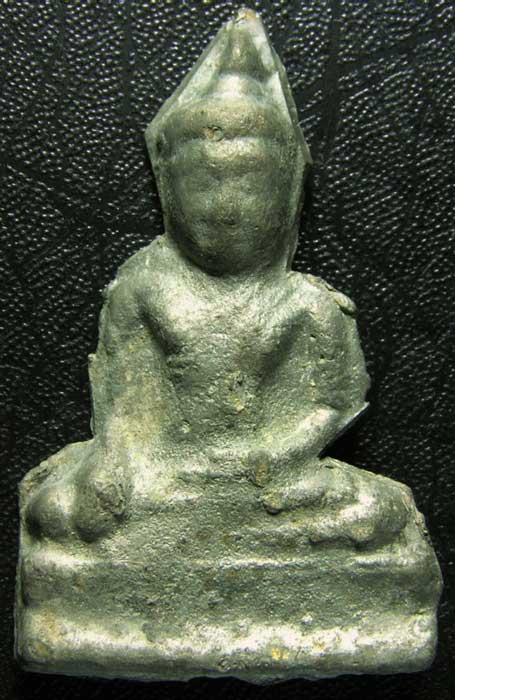 พระอู่ทอง....พิมพ์บัวสองชั้น....กรุวัดราชบูรณะ....ชินเงินผิวเนื้อขาวๆ...หน้าตามีๆ+ใบประกาศที่1