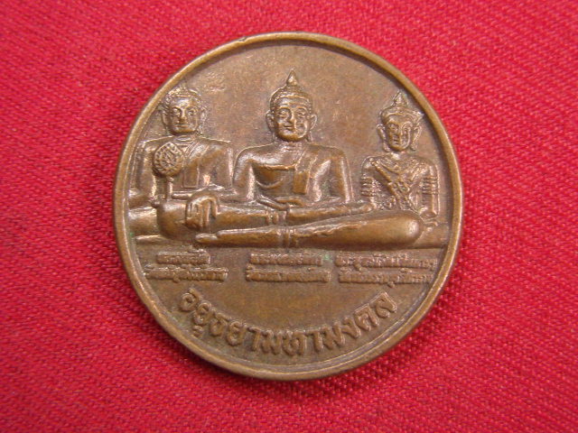 "จ่าสันต์" แดงเคาะเดียว/เหรียญอยุธยามหามงคล  จังหวัดพระนครศรีอยุธยา