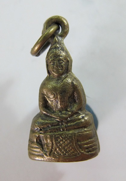 < วัดใจ เคาะเดียว 60 บาท > กริ่งเล็กหลวงพ่อโสธร เนื้อทองเหลือง ปี2512 วัดโสธรฯ จ.ฉะเชิงเทรา สวยๆ 2