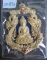 *เหรียญพุทธปวเรศ เนื้อทองระฆังลงยาสีน้ำเงิน สวยดั่งทองคำ NO... 396