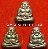 118*พระสังกัจจายน์เล็ก ลพ.เกษม เขมโก สำนักสุสานไตรลักษณ์ จ.ลำปาง 3 องค์