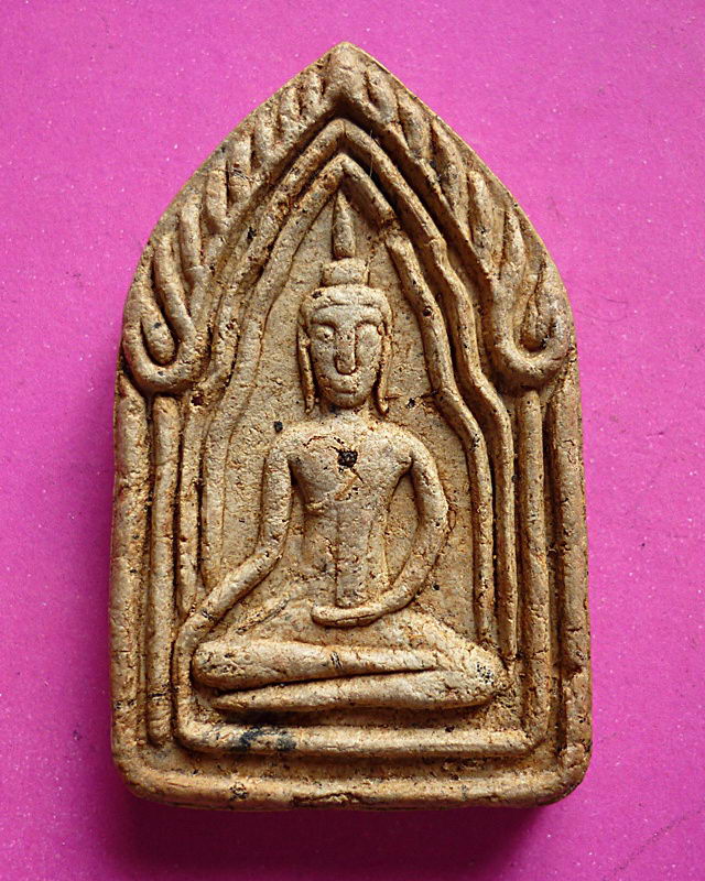 ขุนแผนครูบาจันต๊ะ วัดหนองช้างคืน รุ่น 2 พร้อมกรอบเงิน
