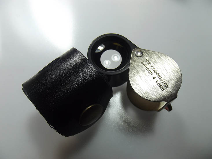 ราคาพิเศษค่ะกล้องส่องพระ BAUSCH & LOMB 10X Coddington รุ่นเก่าพร้อมซองหนังจัดส่งEMS 