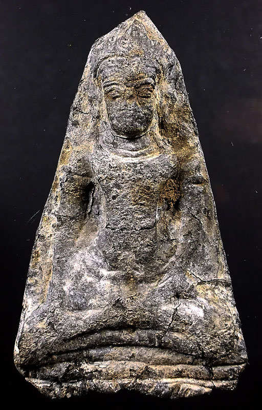 พระเทริดลพบุรี ไม่ทราบกรุ เนื้อชินเงิน 