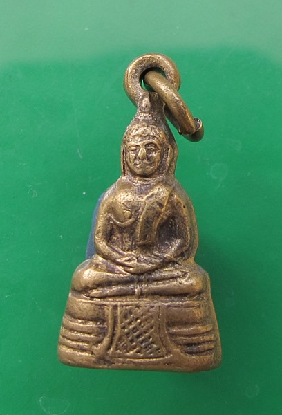 < วัดใจ เคาะเดียว 60 บาท > กริ่งเล็กหลวงพ่อโสธร เนื้อทองเหลือง ปี2512 วัดโสธรฯ จ.ฉะเชิงเทรา สวยๆ 5