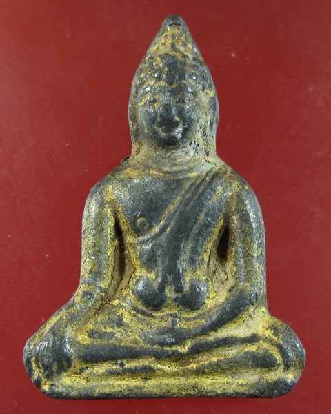 พระเนื้อชินตะกั่ว ลงทองเก่าแท้ดูง่าย