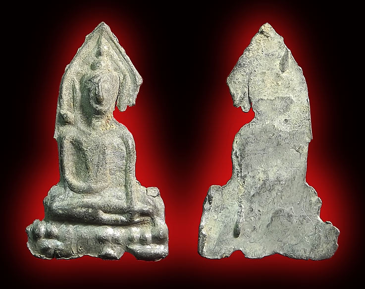 พระกรุวัดเพชร จ.สระบุรี เนื้อชินเงิน