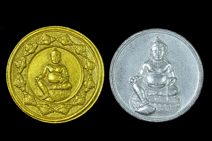 ธนบดีศรีธรรมราช เนื้อว่านดำปัดทอง+เนื้อว่านดำปัดเงิน