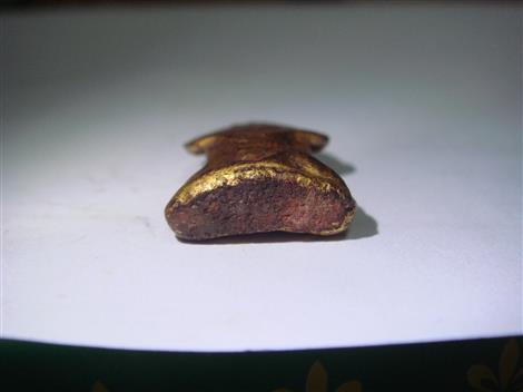 พระวัดเชิงท่า ทาชาดแดง ปิดทอง พิมพ์พระนาคปรก สวยๆ (เคาะเดียว) 380 บาท