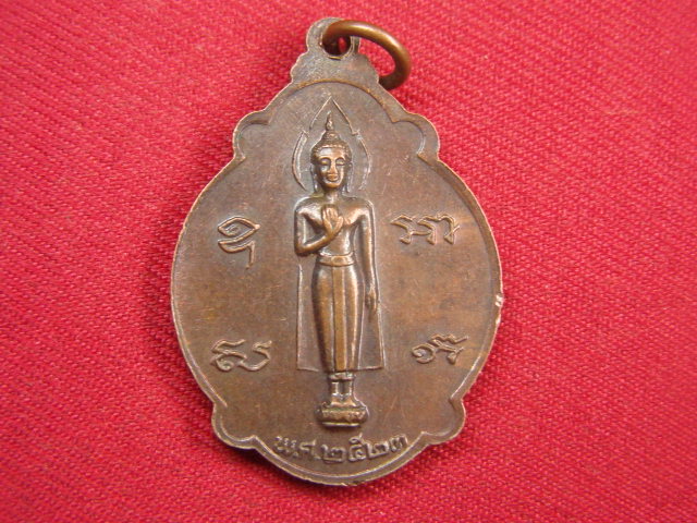 "จ่าสันต์" แดงเคาะเดียว/เหรียญพระครูศีลขันธ์วิจารณ์ ฐิติญาโณ  วัดช่างเหล็ก  ปี ๒๕๒๓