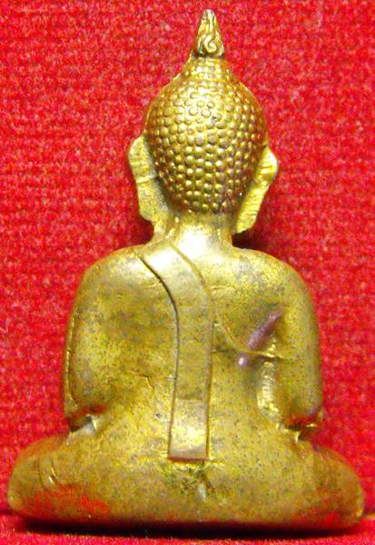 หลวงพ่อพระใส รุ่นแรก ปี2505 พิมพ์ขัดสมาธิ #83
