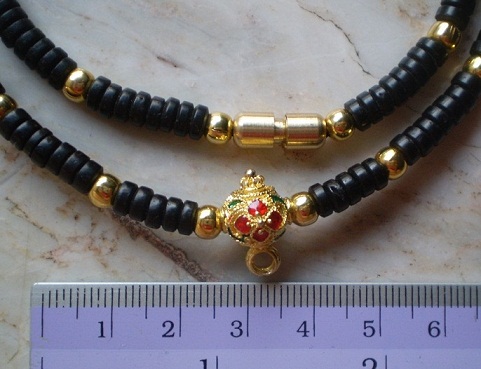 สร้อยกะลาตาเดียว  บวกไมครอน  หัวขุนลงยา เคาะเดียว 