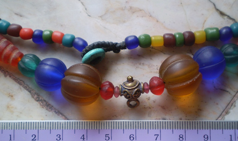 สร้อยลูกปัด ห่เวงกลางหัวขุนโลหะผสม เคาะเดียว