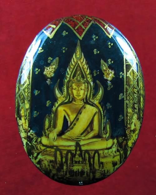 ล็อกเก็ตหลวงพ่อพระพุทธชินราช ปี 2515 พิธีจักรพรรดิ์มหาพุทธาภิเษก 2515 สร้างโดยพุทธสมาคม จ.พิษณุโลก