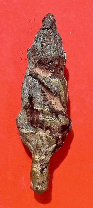 พระยอดธง เนื้อทองผสม คราบกรุสวยๆ สวย สมบูรณ์ เก่ามากๆๆ