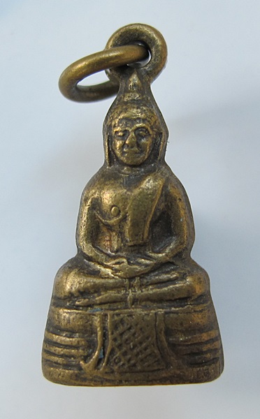 < วัดใจ เคาะเดียว 60 บาท > กริ่งเล็กหลวงพ่อโสธร เนื้อทองเหลือง ปี2512 วัดโสธรฯ จ.ฉะเชิงเทรา สวยๆ 1