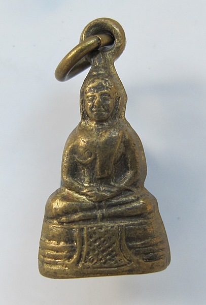 < วัดใจ เคาะเดียว 60 บาท > กริ่งเล็กหลวงพ่อโสธร เนื้อทองเหลือง ปี2512 วัดโสธรฯ จ.ฉะเชิงเทรา สวยๆ 2