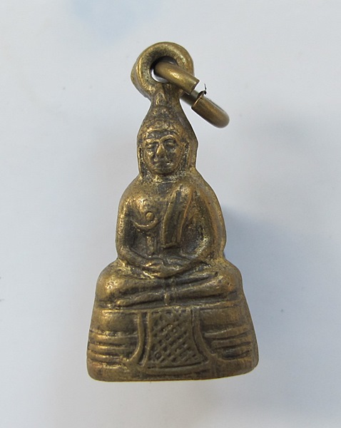< วัดใจ เคาะเดียว 60 บาท > กริ่งเล็กหลวงพ่อโสธร เนื้อทองเหลือง ปี2512 วัดโสธรฯ จ.ฉะเชิงเทรา สวยๆ 4